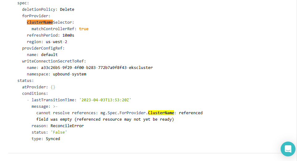 Use control plane explorer view to view status for an MR